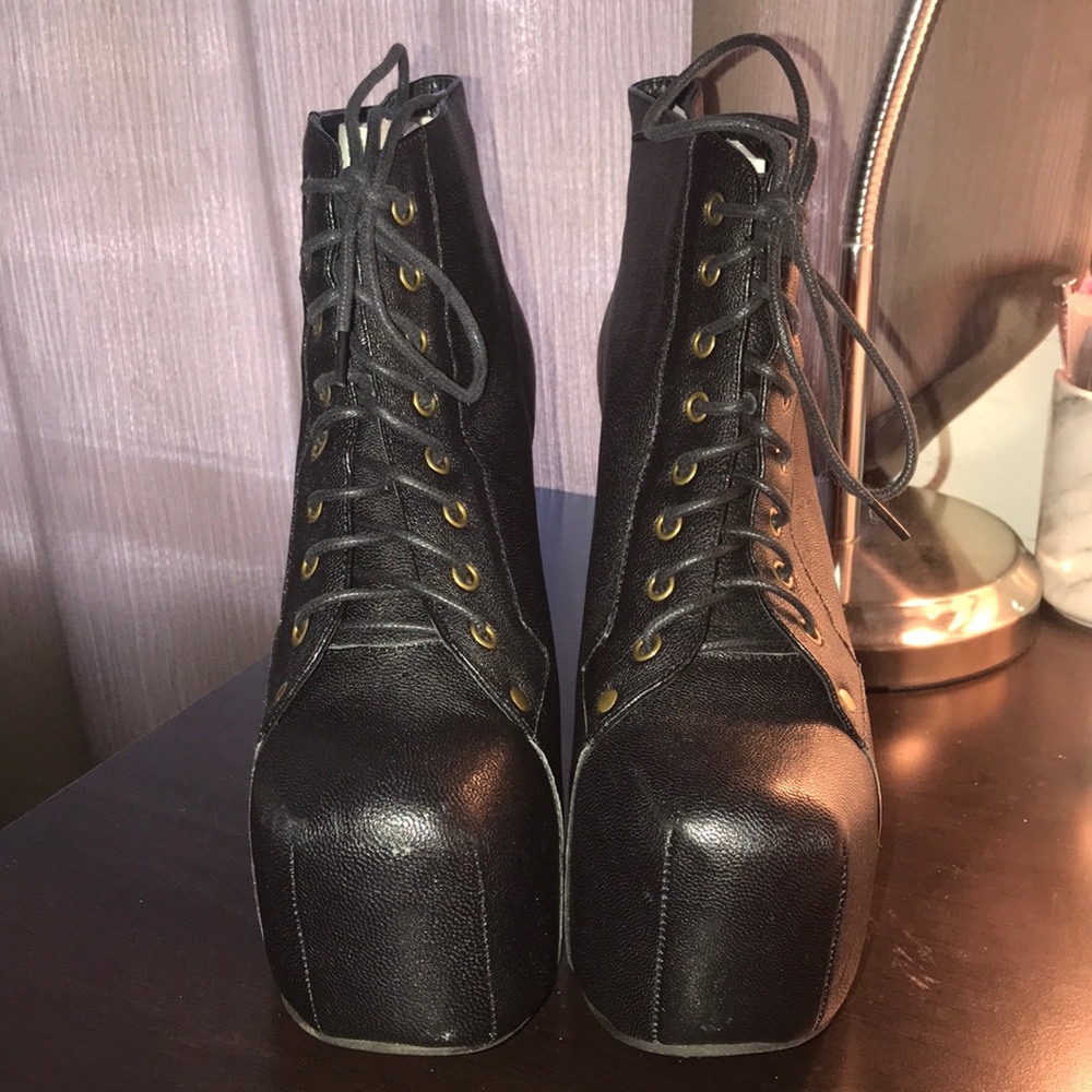 Jeffrey Campbell “Lita” Platform Lace-Up Bootie